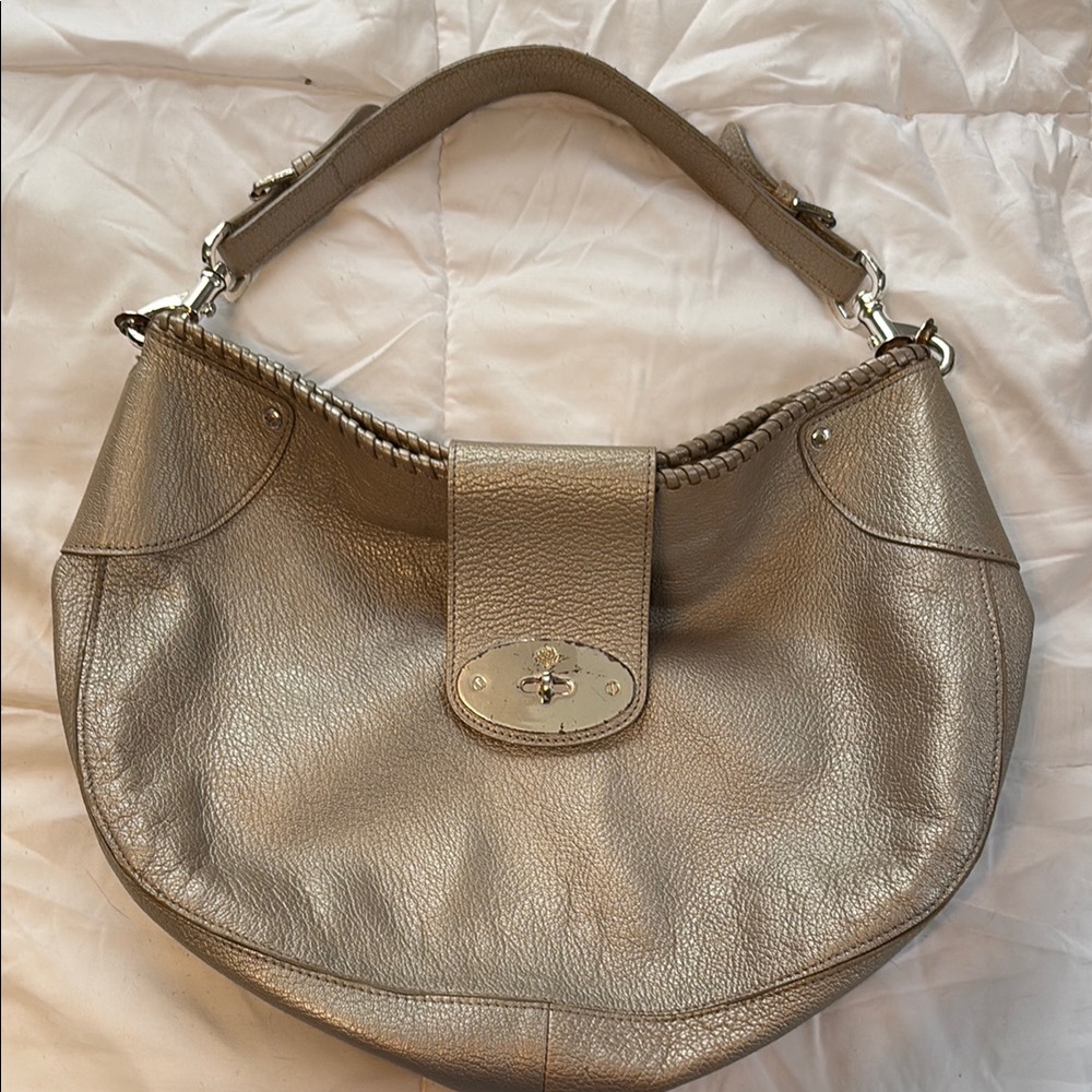 Mulberry Metallic Hobo Bag